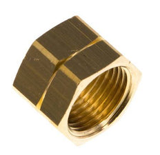 4/6/9mm (G3/8'' LH) Brass Union Nut L14.5mm [5 Pieces]