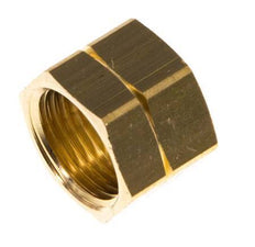 4/6/9mm (G3/8'' LH) Brass Union Nut L14.5mm [5 Pieces]