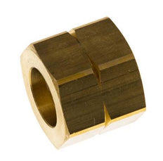 6/9/13mm (G1/2'' LH) Brass Union Nut L20.5mm [2 Pieces]