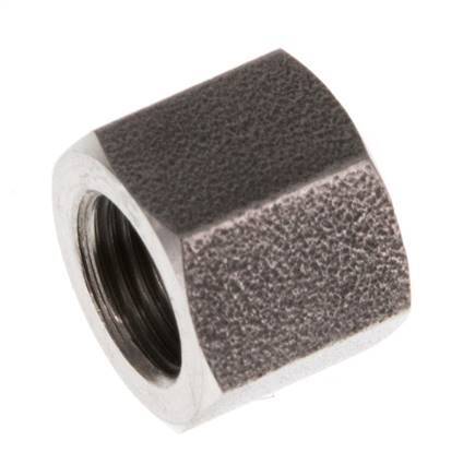 4/6mm (G1/8'') Stainless Steel Union Nut L12mm