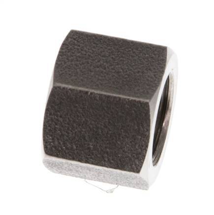 4/6mm (G1/8'') Stainless Steel Union Nut L12mm