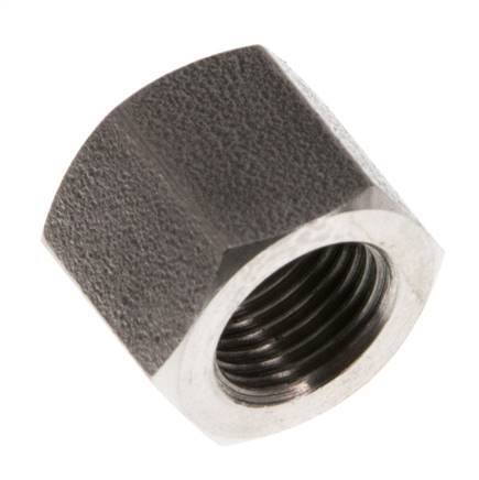 4/6mm (G1/8'') Stainless Steel Union Nut L12mm