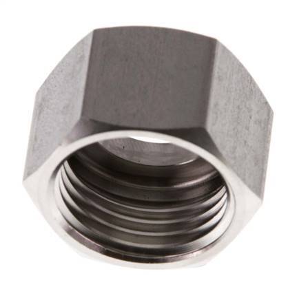 6/9/13mm (G1/2'') Stainless Steel Union Nut L16mm