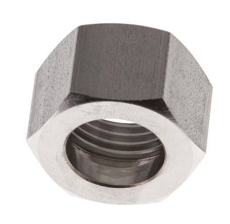 6/9/13mm (G1/2'') Stainless Steel Union Nut L16mm