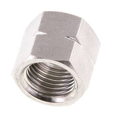 4/6/9mm (G1/4'' LH) Stainless Steel Union Nut L15mm