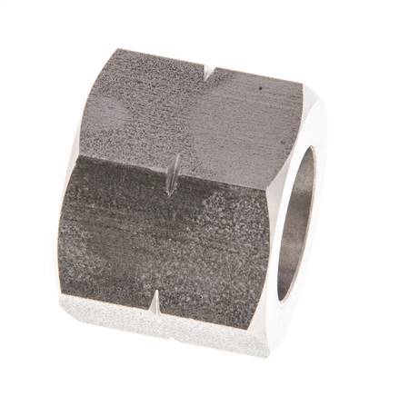 6/9/13mm (G1/2'' LH) Stainless Steel Union Nut L20mm