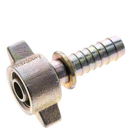 15 mm & G3/4'' Steel / Malleable cast iron Hose Barb Female Safety collars DIN 8537/20033