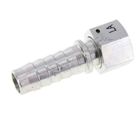 19x33 mm & G3/4'' zink plated Steel Hose Pillar with Union Nut DIN EN 14423 / DIN 2826