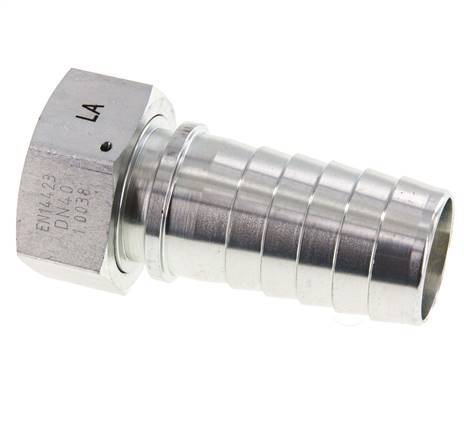 38x54 mm & G1-1/2'' zink plated Steel Hose Pillar with Union Nut DIN EN 14423 / DIN 2826