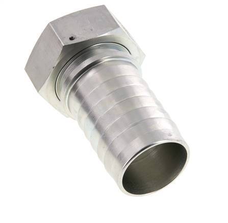 50x68 mm & G2'' zink plated Steel Hose Pillar with Union Nut DIN EN 14423 / DIN 2826