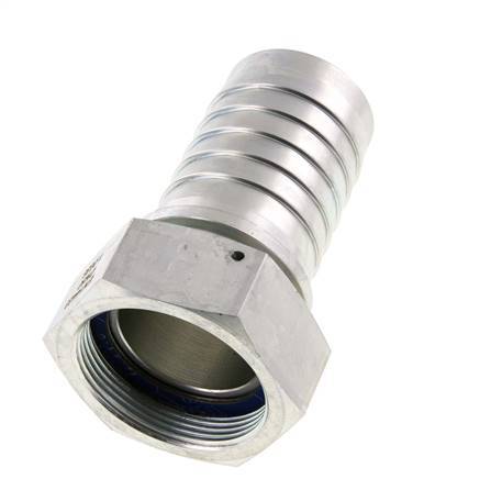 50x68 mm & G2'' zink plated Steel Hose Pillar with Union Nut DIN EN 14423 / DIN 2826