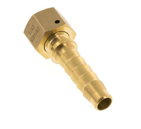 13x25 mm & G1/2'' Brass Hose Pillar with Union Nut DIN EN 14423 / DIN 2826