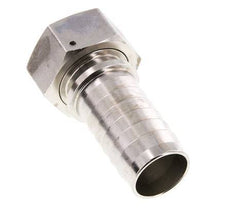 32x48 mm & G1-1/4'' Stainless Steel 1.4301 Hose Pillar with Union Nut DIN EN 14423 / DIN 2826