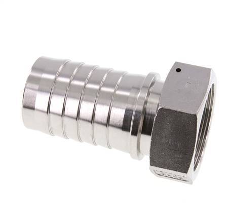 50x68 mm & G2'' Stainless Steel 1.4301 Hose Pillar with Union Nut DIN EN 14423 / DIN 2826