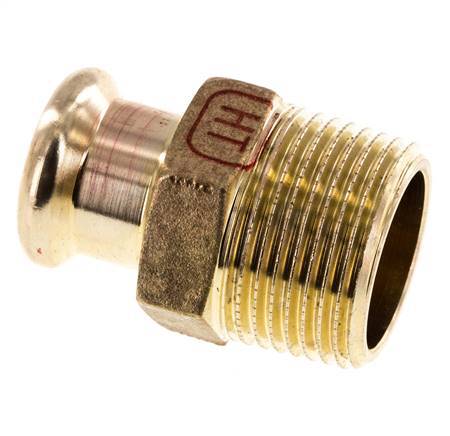 Press Fitting - 15mm Female & R 3/4'' Male - Copper alloy