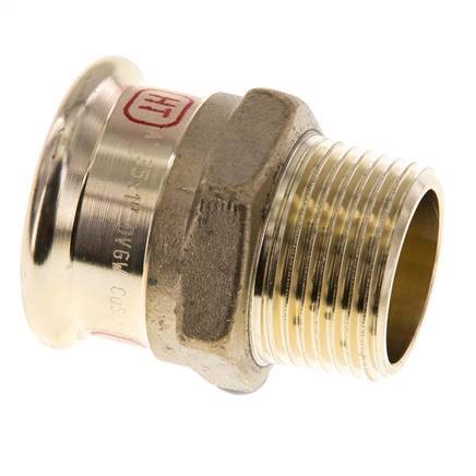 Press Fitting - 35mm Female & R 1'' Male - Copper alloy