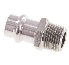 Press Fitting - 15mm Female & R 1/2'' Male - Stainless Steel