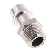 Press Fitting - 15mm Female & R 1/2'' Male - Stainless Steel