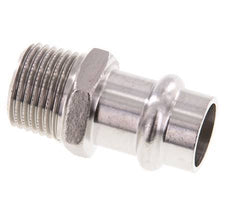 Press Fitting - 15mm Female & R 1/2'' Male - Stainless Steel