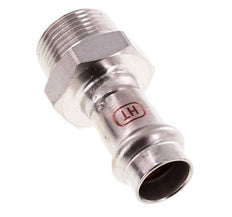 Press Fitting - 15mm Female & R 3/4'' Male - Stainless Steel