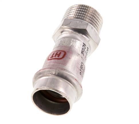 Press Fitting - 18mm Female & R 1/2'' Male - Stainless Steel