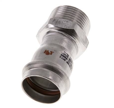 Press Fitting - 28mm Female & R 1'' Male - Stainless Steel