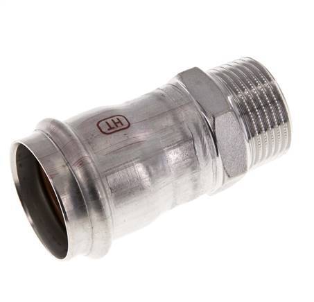 Press Fitting - 35mm Female & R 1'' Male - Stainless Steel