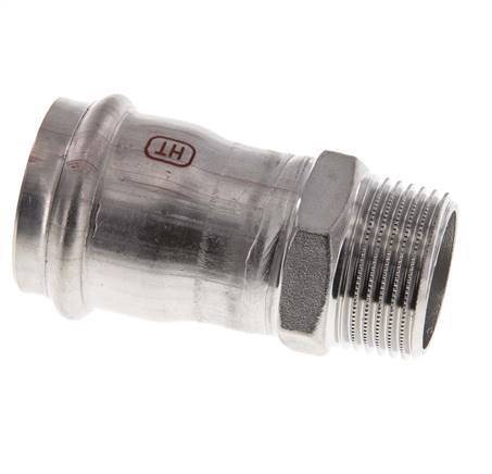 Press Fitting - 35mm Female & R 1'' Male - Stainless Steel