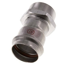 Press Fitting - 42mm Female & R 1-1/2'' Male - Stainless Steel