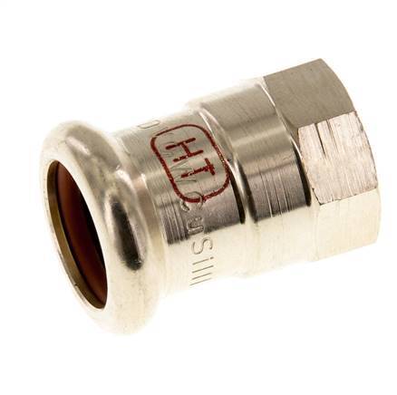 Press Fitting - 15mm Female & Rp 3/8'' - Copper alloy