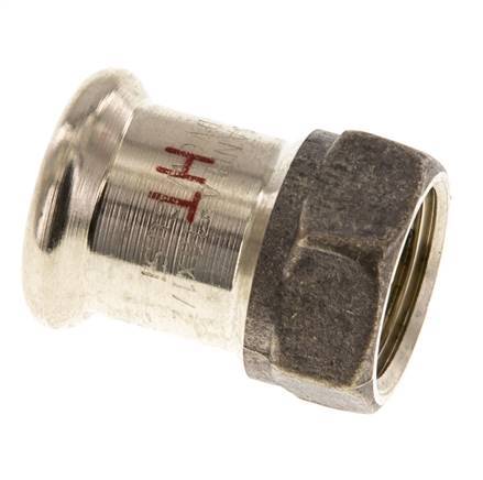 Press Fitting - 18mm Female & Rp 1/2'' Female - Copper alloy