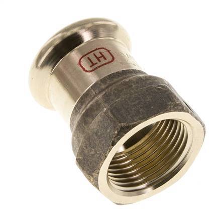 Press Fitting - 22mm Female & Rp 3/4'' Female - Copper alloy