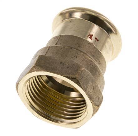 Press Fitting - 22mm Female & Rp 1'' Female - Copper alloy