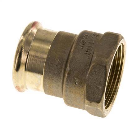 Press Fitting - 35mm Female & Rp 1-1/4'' Female - Copper alloy
