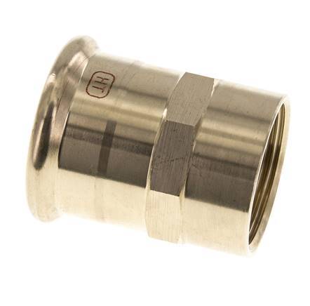 Press Fitting - 42mm Female & Rp 1-1/4'' Female - Copper alloy