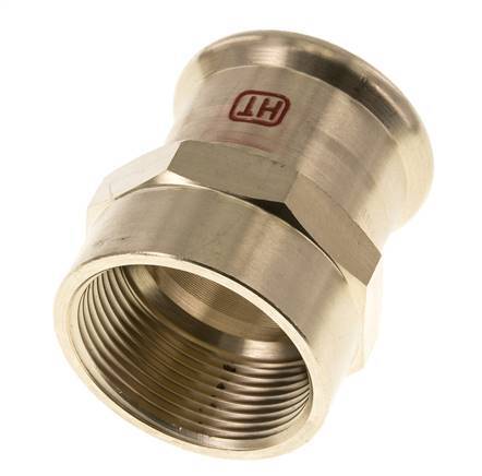 Press Fitting - 42mm Female & Rp 1-1/2'' Female - Copper alloy
