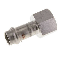 Press Fitting - 15mm Female & Rp 3/4'' Female - Stainless Steel