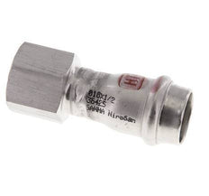 Press Fitting - 18mm Female & Rp 1/2'' Female - Stainless Steel