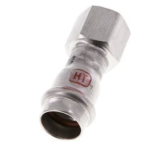 Press Fitting - 18mm Female & Rp 1/2'' Female - Stainless Steel