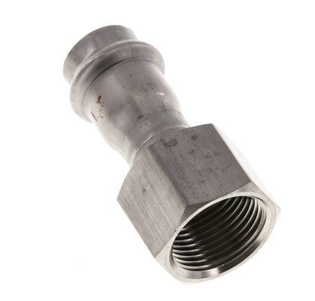 Press Fitting - 18mm Female & Rp 3/4'' Female - Stainless Steel