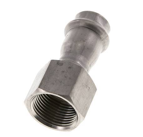 Press Fitting - 18mm Female & Rp 3/4'' Female - Stainless Steel