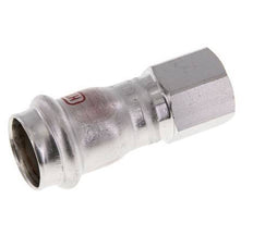 Press Fitting - 22mm Female & Rp 1/2'' Female - Stainless Steel