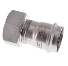 Press Fitting - 42mm Female & Rp 1-1/2'' Female - Stainless Steel