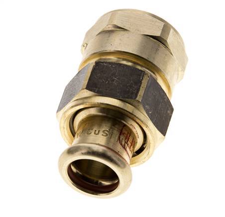 Union Press Fitting - 15mm Female & Rp 3/4'' Female - Copper alloy Flat Sealing