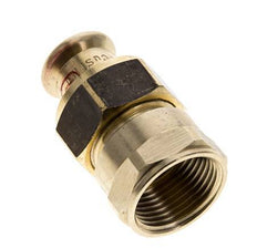 Union Press Fitting - 15mm Female & Rp 3/4'' Female - Copper alloy Flat Sealing