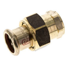 Union Press Fitting - 22mm Female & Rp 3/4'' Female - Copper alloy Flat Sealing