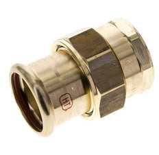 Union Press Fitting - 42mm Female & Rp 1-1/2'' Female - Copper alloy Flat Sealing