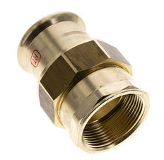 Union Press Fitting - 42mm Female & Rp 1-1/2'' Female - Copper alloy Flat Sealing