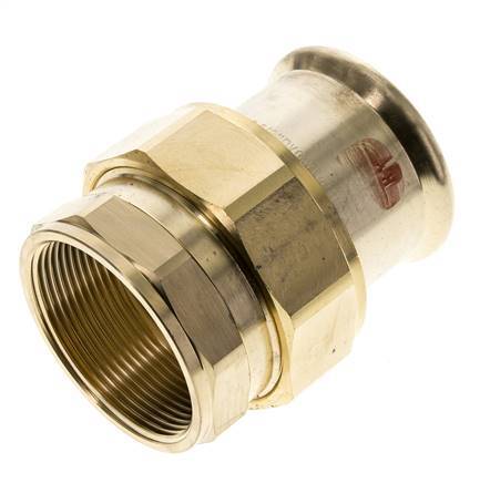 Union Press Fitting - 54mm Female & Rp 2'' Female - Copper alloy Flat Sealing