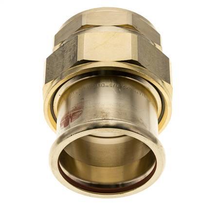 Union Press Fitting - 54mm Female & Rp 2'' Female - Copper alloy Flat Sealing